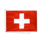 Schweiz Bootsflagge PRO 60 x 90 cm