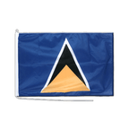 St. Lucia Bootsflagge PRO 60 x 90 cm