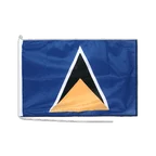 St. Lucia Bootsflagge PRO 60 x 90 cm