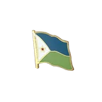 Dschibuti Flaggen Pin 2 x 2 cm