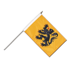Flandern Stockflagge PRO 30 x 45 cm