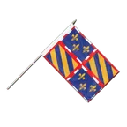 Burgund Stockflagge PRO 30 x 45 cm