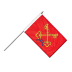 Comtat Venessin Stockflagge PRO 30 x 45 cm