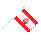 Französisch Polynesien Stockflagge PRO 30 x 45 cm