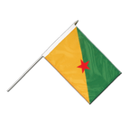 Französisch-Guayana Stockflagge PRO 30 x 45 cm