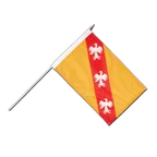 Lothringen Stockflagge PRO 30 x 45 cm