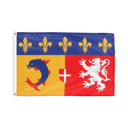 Rhône Alpes Hissfahne VA Ösen 60 x 90 cm