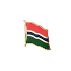 Gambia Flaggen Pin 2 x 2 cm