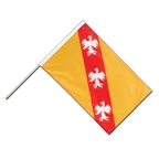Lothringen Stockflagge PRO 60 x 90 cm