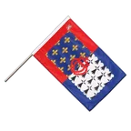 Pays de la Loire Stockflagge PRO 60 x 90 cm