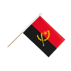 Angola Hand Waving Flag 6x9"