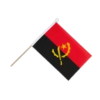 Angola Hand Waving Flag 6x9"