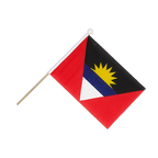 Antigua et Barbuda Drapeau sur hampe 15 x 22 cm