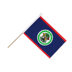 Belize Drapeau sur hampe 15 x 22 cm