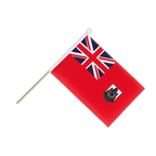 Bermudes Drapeau sur hampe 15 x 22 cm