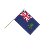 Îles Vierges britanniques Drapeau sur hampe 15 x 22 cm