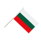 Bulgarien Stockfähnchen 15 x 22 cm