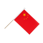 Chine Drapeau sur hampe 15 x 22 cm