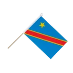 Drapeau sur hampe République démocratique du Congo 15 x 22 cm