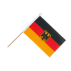 Allemagne Dienstflagge Drapeau sur hampe 15 x 22 cm