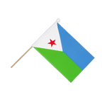 Djibouti Hand Waving Flag 6x9"