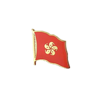Hong Kong Flaggen Pin 2 x 2 cm