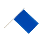 Drapeau sur hampe Bleu 15 x 22 cm