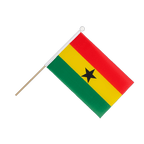 Ghana Drapeau sur hampe 15 x 22 cm