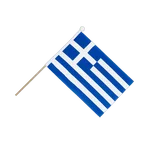 Drapeau sur hampe Grèce 15 x 22 cm