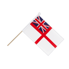 Großbritannien White Ensign Stockfähnchen 15 x 22 cm
