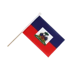 Drapeau sur hampe Haiti 15 x 22 cm