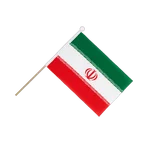 Drapeau sur hampe Iran 15 x 22 cm