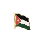 Jordanien Flaggen Pin 2 x 2 cm