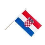 Kroatien Stockfähnchen 15 x 22 cm