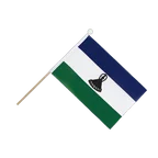 Drapeau sur hampe Lesotho 15 x 22 cm