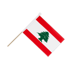 Liban Drapeau sur hampe 15 x 22 cm