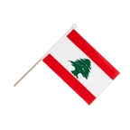 Drapeau sur hampe Liban 15 x 22 cm