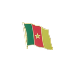 Kamerun Flaggen Pin 2 x 2 cm