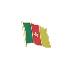 Kamerun Flaggen Pin 2 x 2 cm
