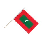Malediven Stockfähnchen 15 x 22 cm
