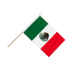 Mexique Drapeau sur hampe 15 x 22 cm