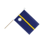 Nauru Hand Waving Flag 6x9"
