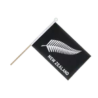 New Zealand feather all blacks Hand Waving Flag 6x9"