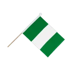 Nigeria Stockfähnchen 15 x 22 cm