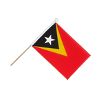 Timor orièntale Drapeau sur hampe 15 x 22 cm