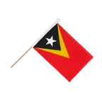 Drapeau sur hampe Timor orièntale 15 x 22 cm