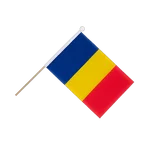 Rumania Hand Waving Flag 6x9"