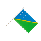 Îles Salomon Drapeau sur hampe 15 x 22 cm