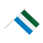 Sierra Leone Stockfähnchen 15 x 22 cm