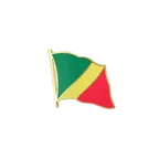 Kongo Flaggen Pin 2 x 2 cm